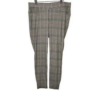 Seven7 Black and White Plaid Leggings
